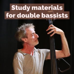 study materials for double bassists