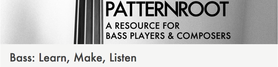 Bass: Learn, Make, Listen – PATTERNROOT