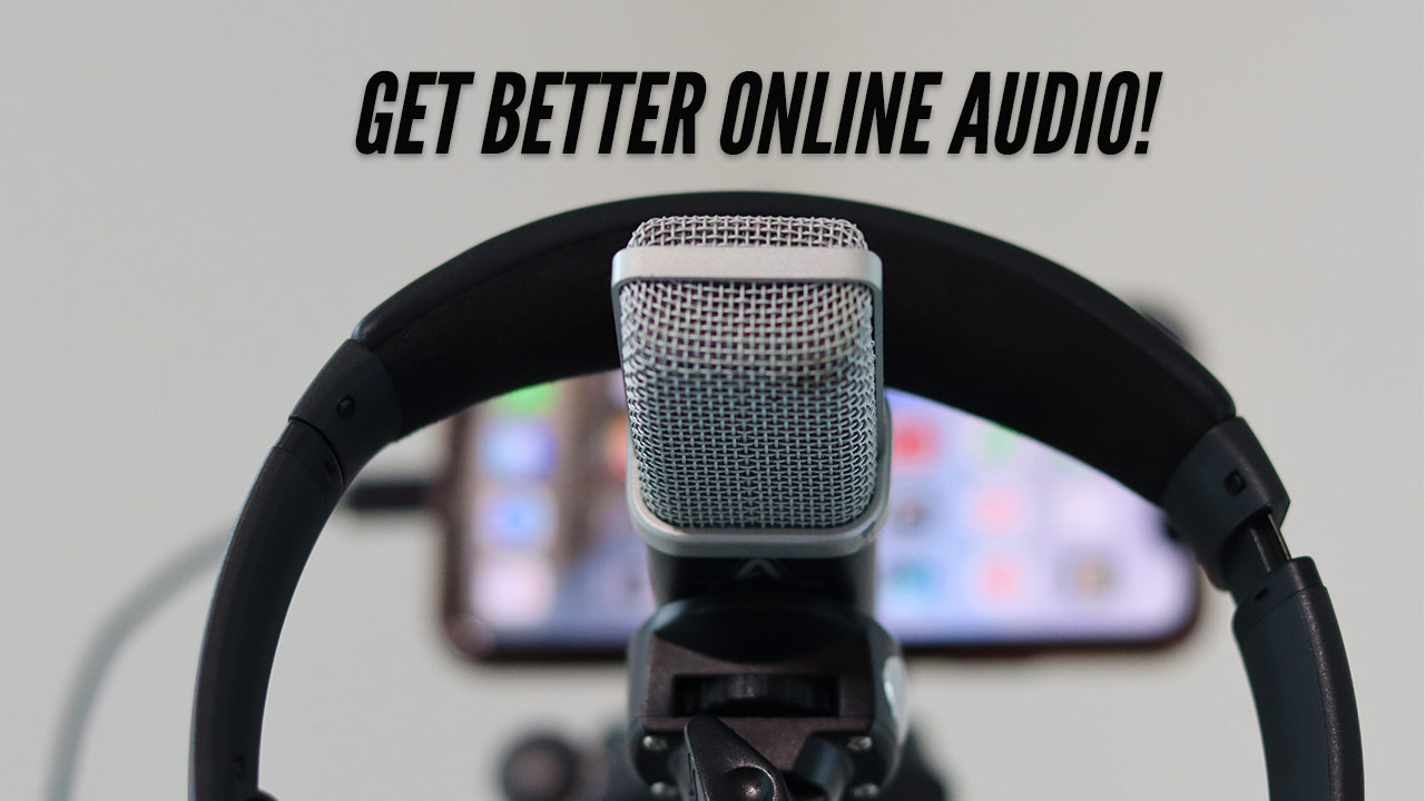 Getting better audio quaity for online music lessons